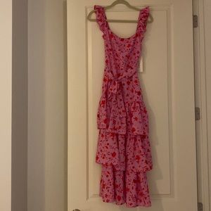 Pink floral Likely dress - brand new